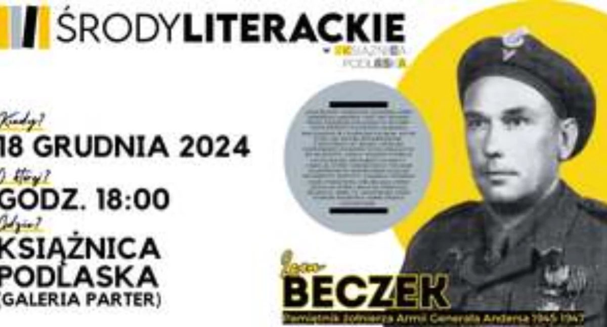 Wyjątkowa Środa Literacka w Książnicy Podlaskiej