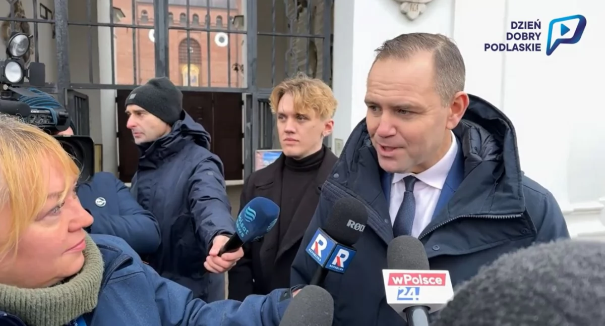 Karol Nawrocki gościł na Podlasiu. Odwiedził między innymi Monaster w Supraślu