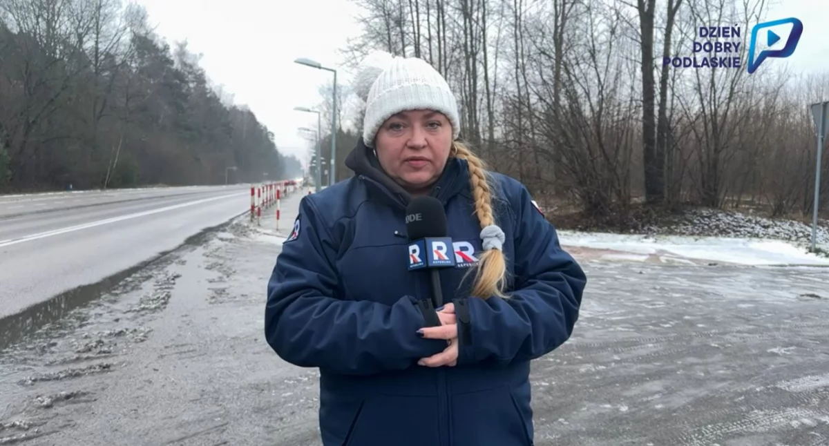 Bardzo trudne warunki na drogach województwa podlaskiego. Jutro może być tak samo