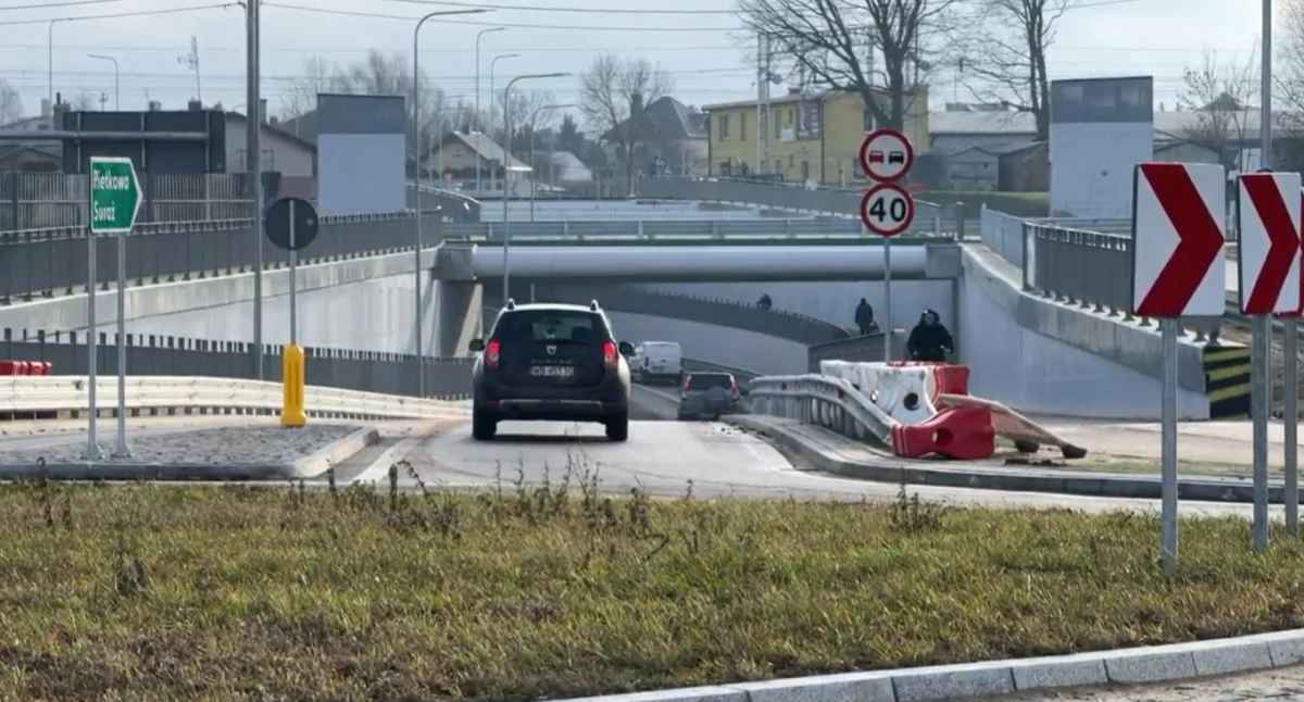 W Łapach skończą się korki. W końcu po latach otwarty został tunel pod torami