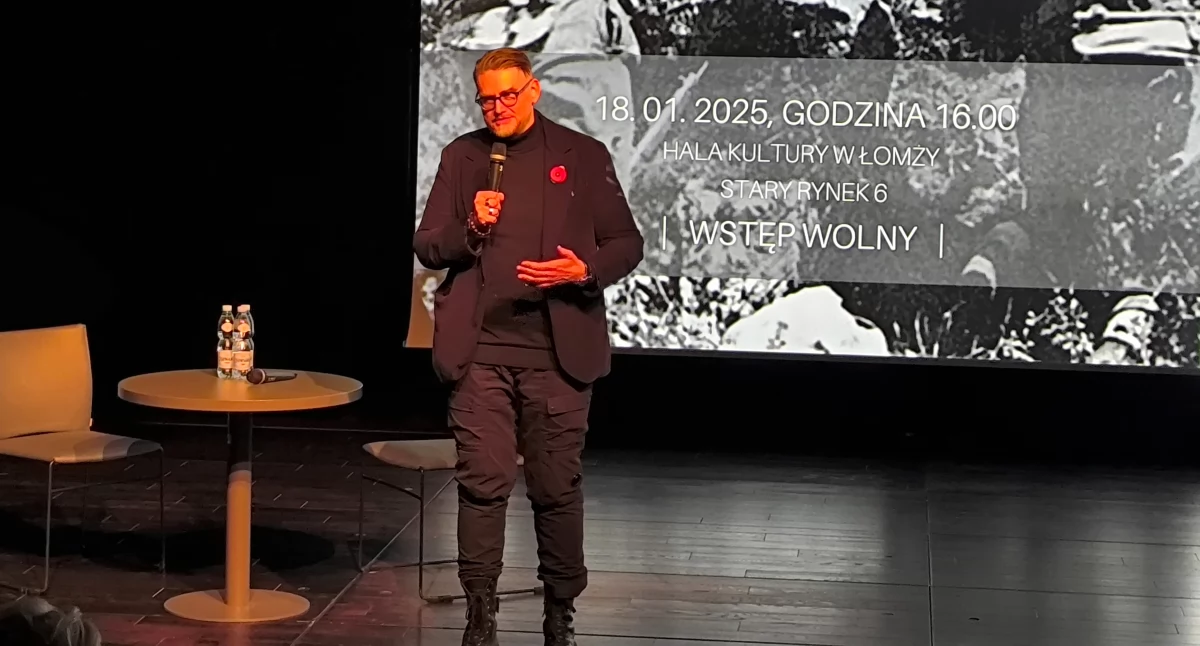 Bitwę Narodów przybliżał Tomasz Łysiak. W tym roku mija 81 lat od czasu zwycięskiej bitwy o Monte Cassino 
