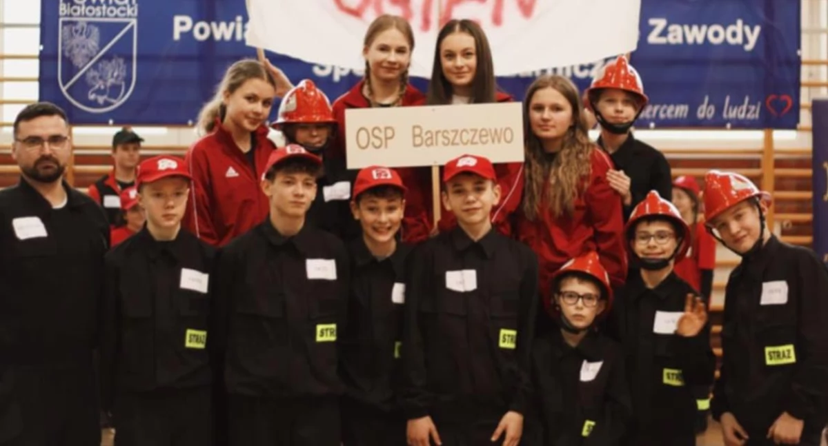 W zawodach sportowo – pożarniczych zmagała się młodzież z powiatu białostockiego
