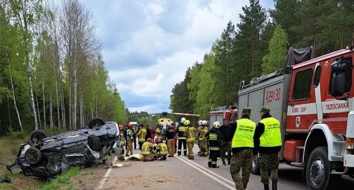 Za spowodowanie wypadku ze skutkiem śmiertelnym i przemyt ludzi białostocki sąd orzekł 3,5 roku więzienia