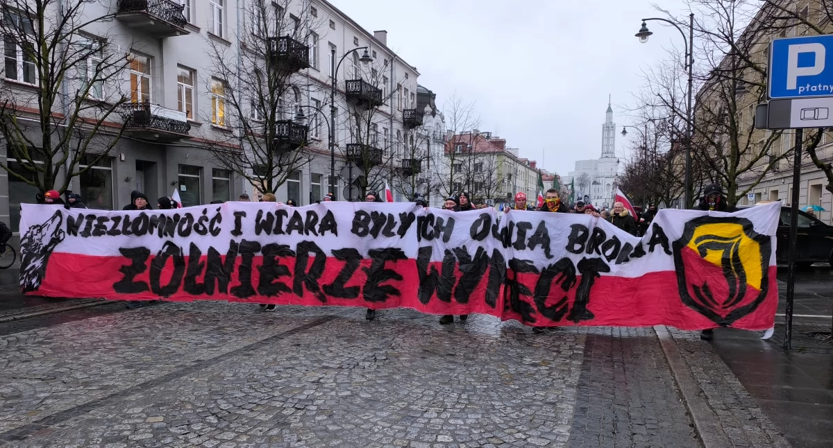 Najpierw terytorialsi uczcili polskich bohaterów. Po południu ulicami Białegostoku przeszedł Marsz Pamięci Żołnierzy Wyklętych