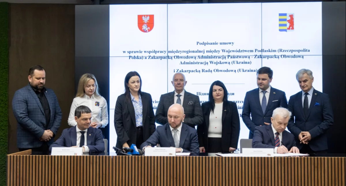 Województwo podlaskie ma ściślej współpracować z Zakarpaciem na Ukrainie