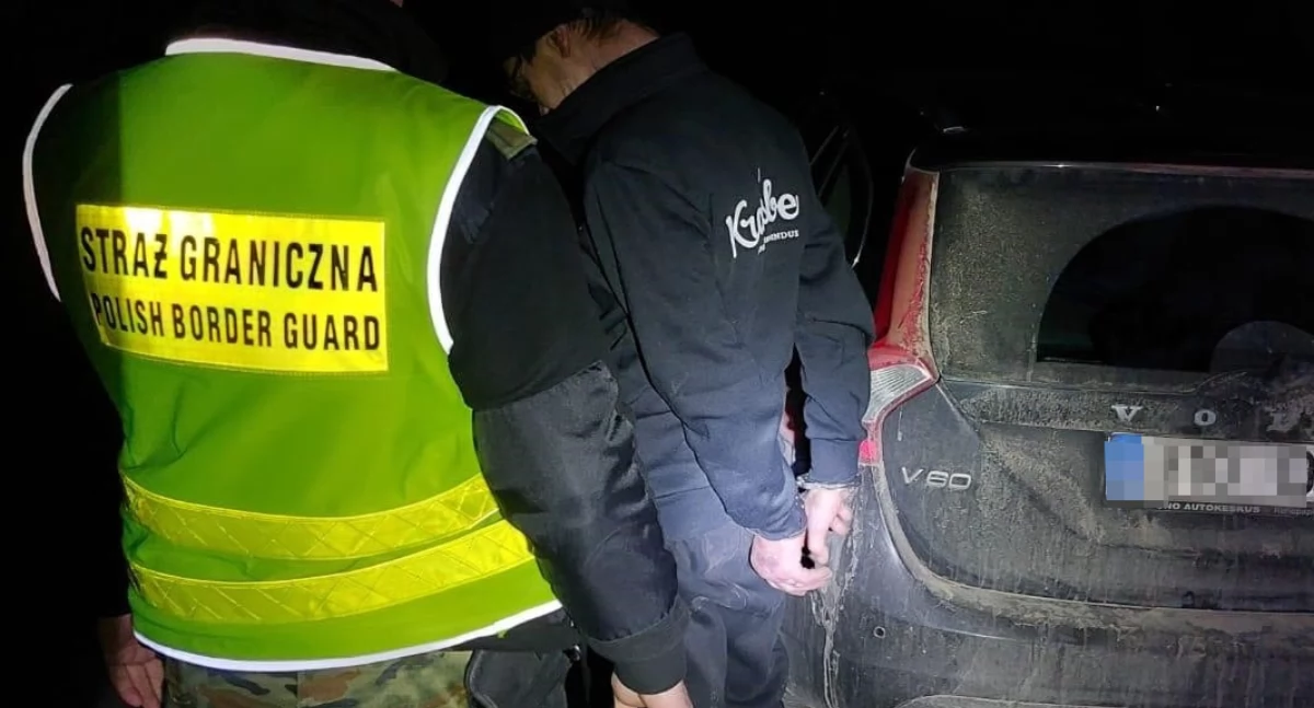 Na granicy polsko – litewskiej Straż Graniczna też zatrzymuje nielegalnych migrantów i kurierów