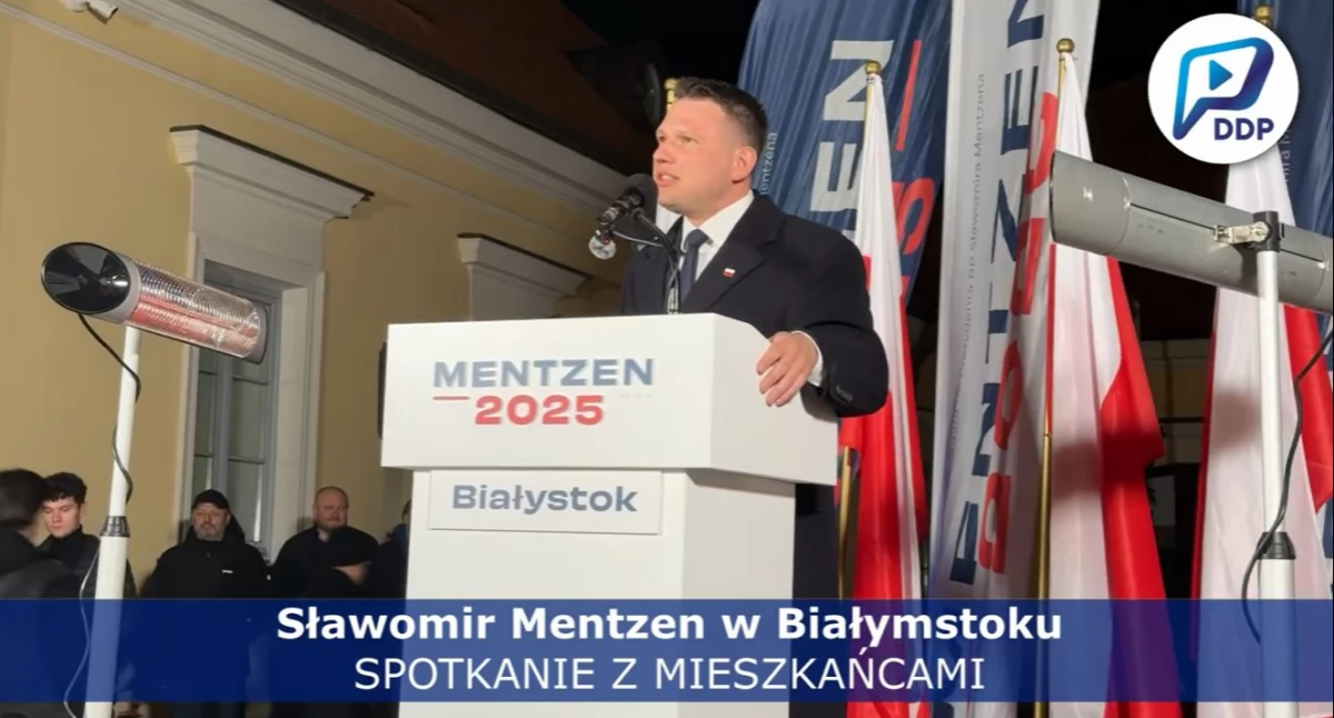 Ogrom młodych ludzi przyszło na spotkanie ze Sławomirem Mentzenem