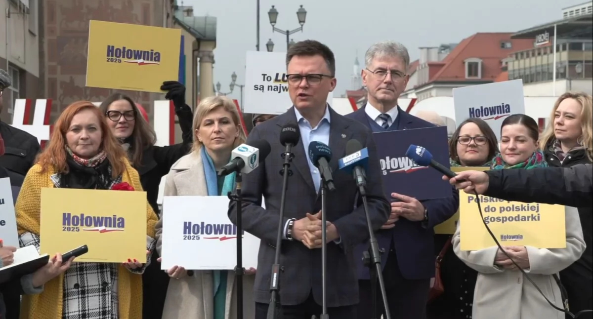 Szymon Hołownia w Białymstoku mówił, że będzie dobrze. Powtórka z tego co już wszyscy słyszeli