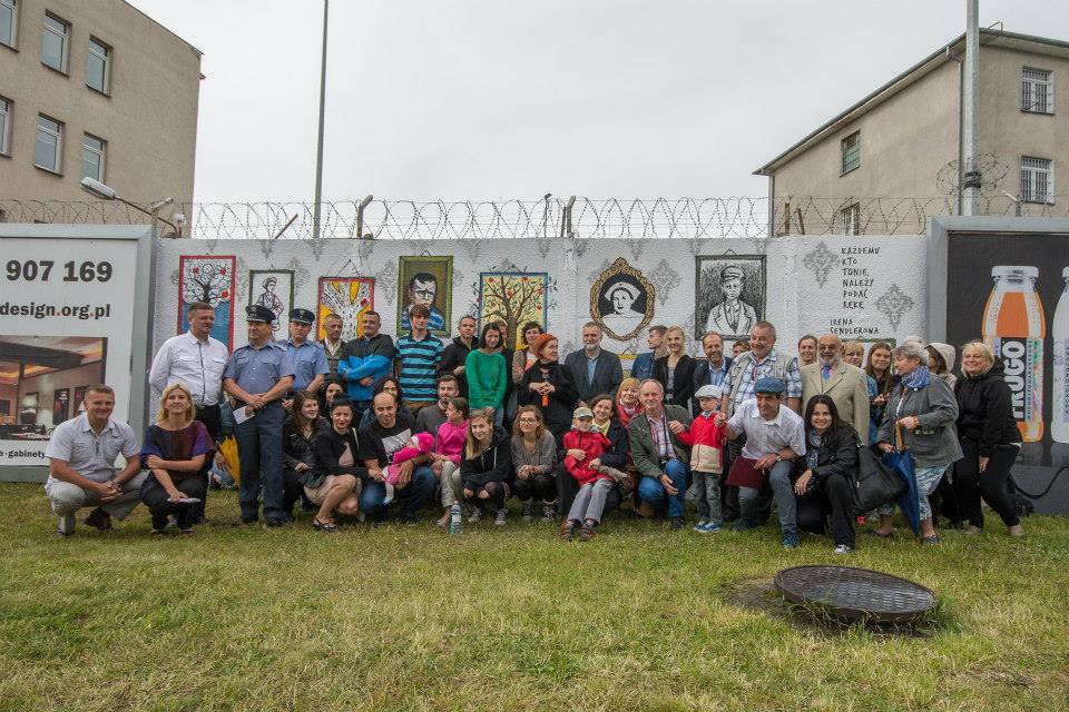 Mural Sendlerowej zostaje na murach zakładu karnego