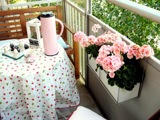 Balkon oazą wypoczynku
