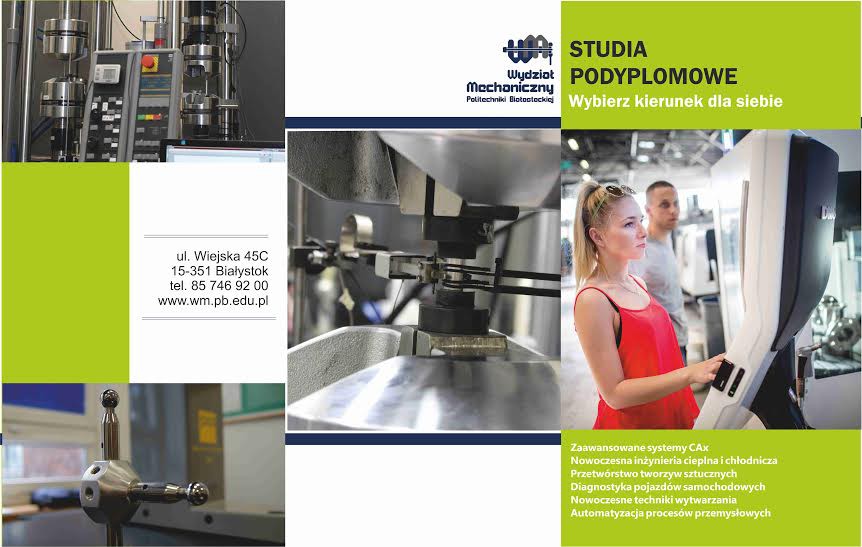 Studia Podyplomowe na Wydziale Mechanicznym