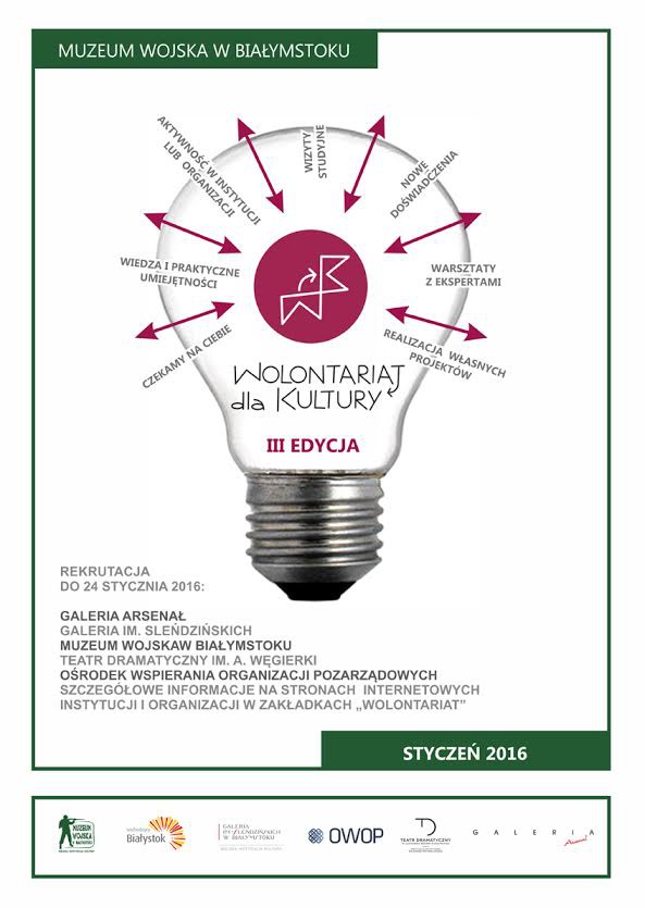 Wolontariat dla kultury, kultura dla wolontariatu III edycja