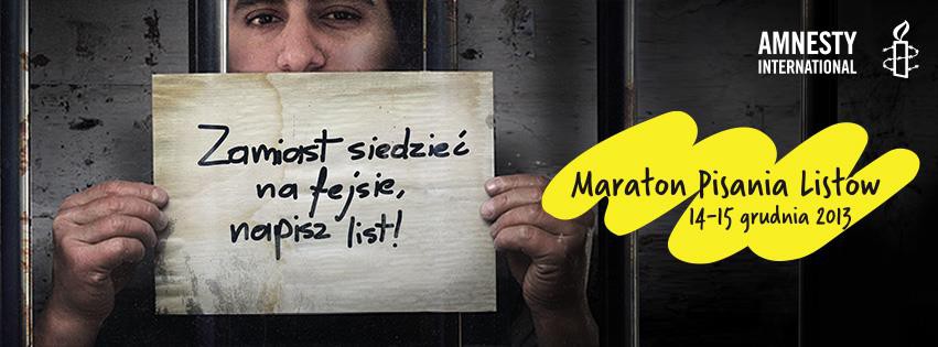Napisz list z Amnesty International