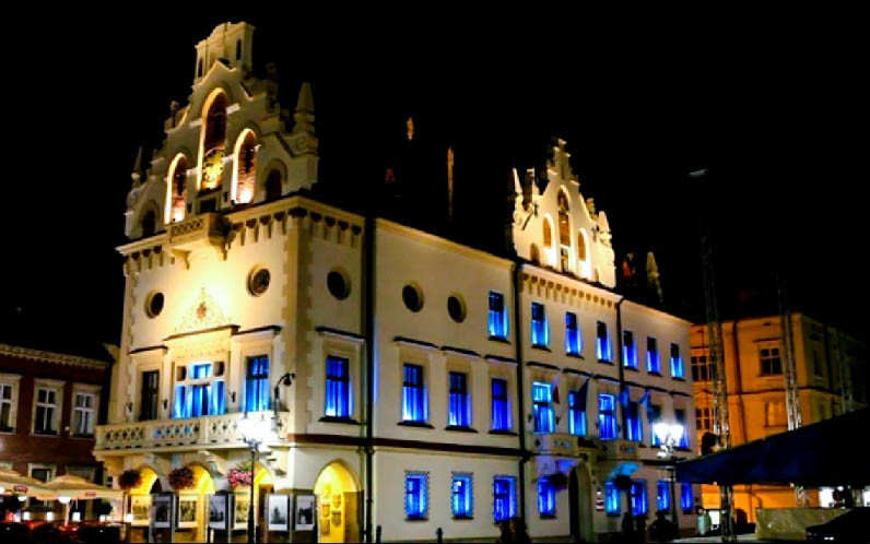 Białostoccy studenci rozświetlili stolicę Podkarpacia