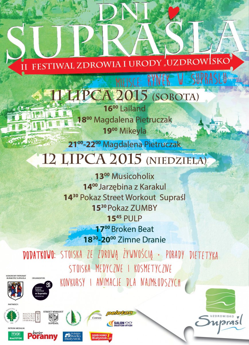 Festiwal Zdrowia i Urody „Uzdrowisko” na Dni Supraśla