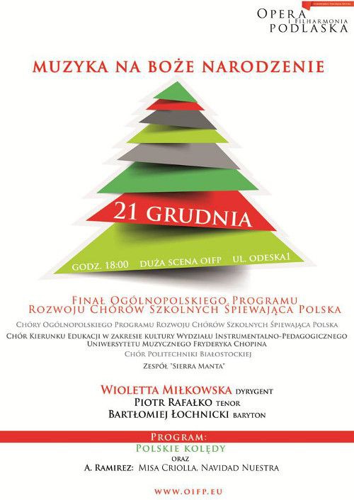 Bożonarodzeniowy koncert w Operze