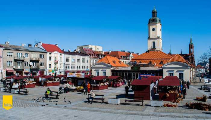 Wiosna zawitała na Rynek Kościuszki