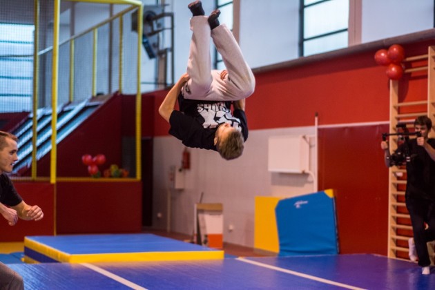W Białymstoku otworzył się park trampolin. Zabawa nie tylko dla najmłodszych [ZDJĘCIA]