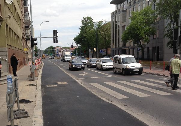 Ścieżka rowerowa przy ul. Sienkiewicza niemal gotowa