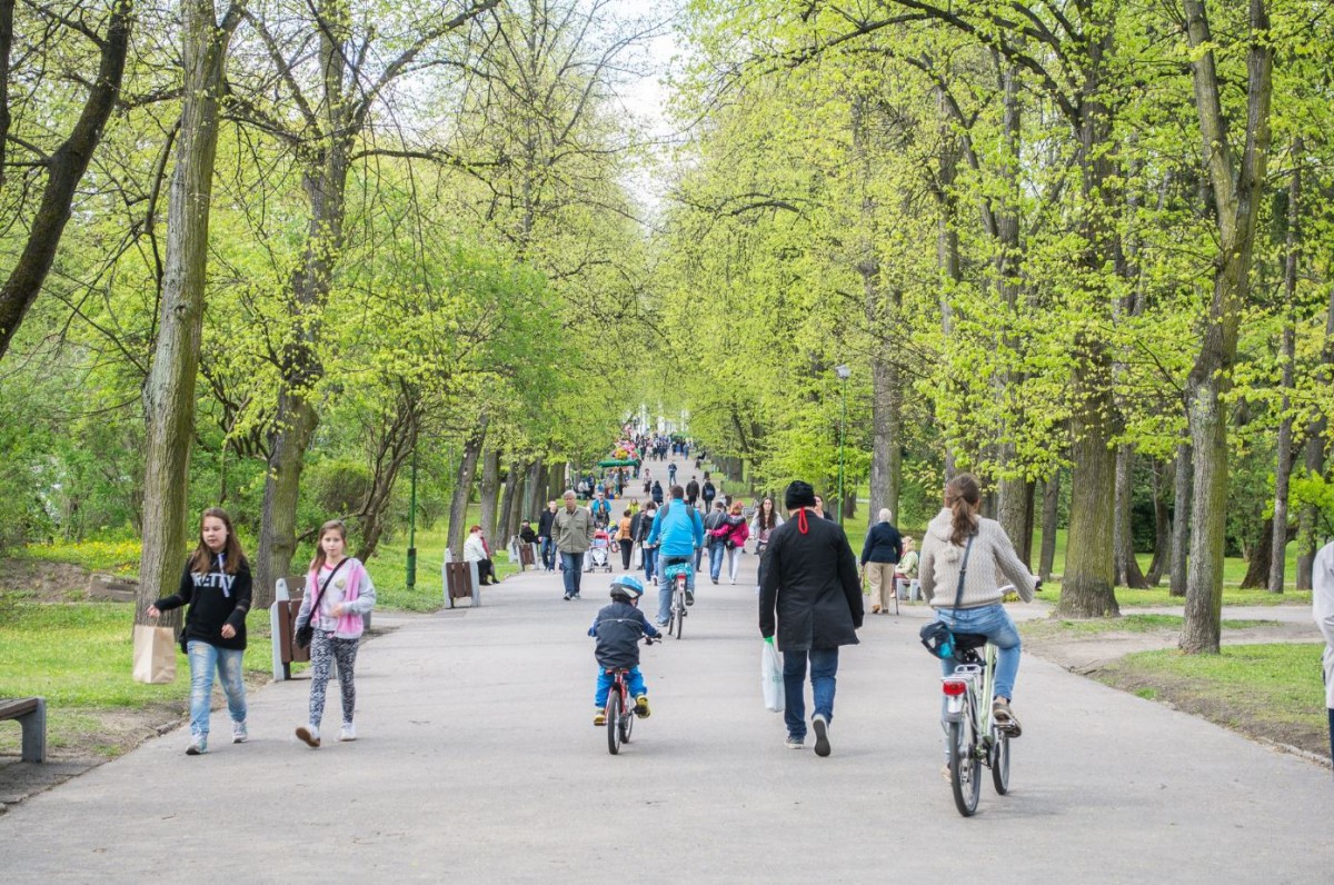 Tam, gdzie ścieżka rowerowa łączy się z innym ciągiem komunikacyjnym
