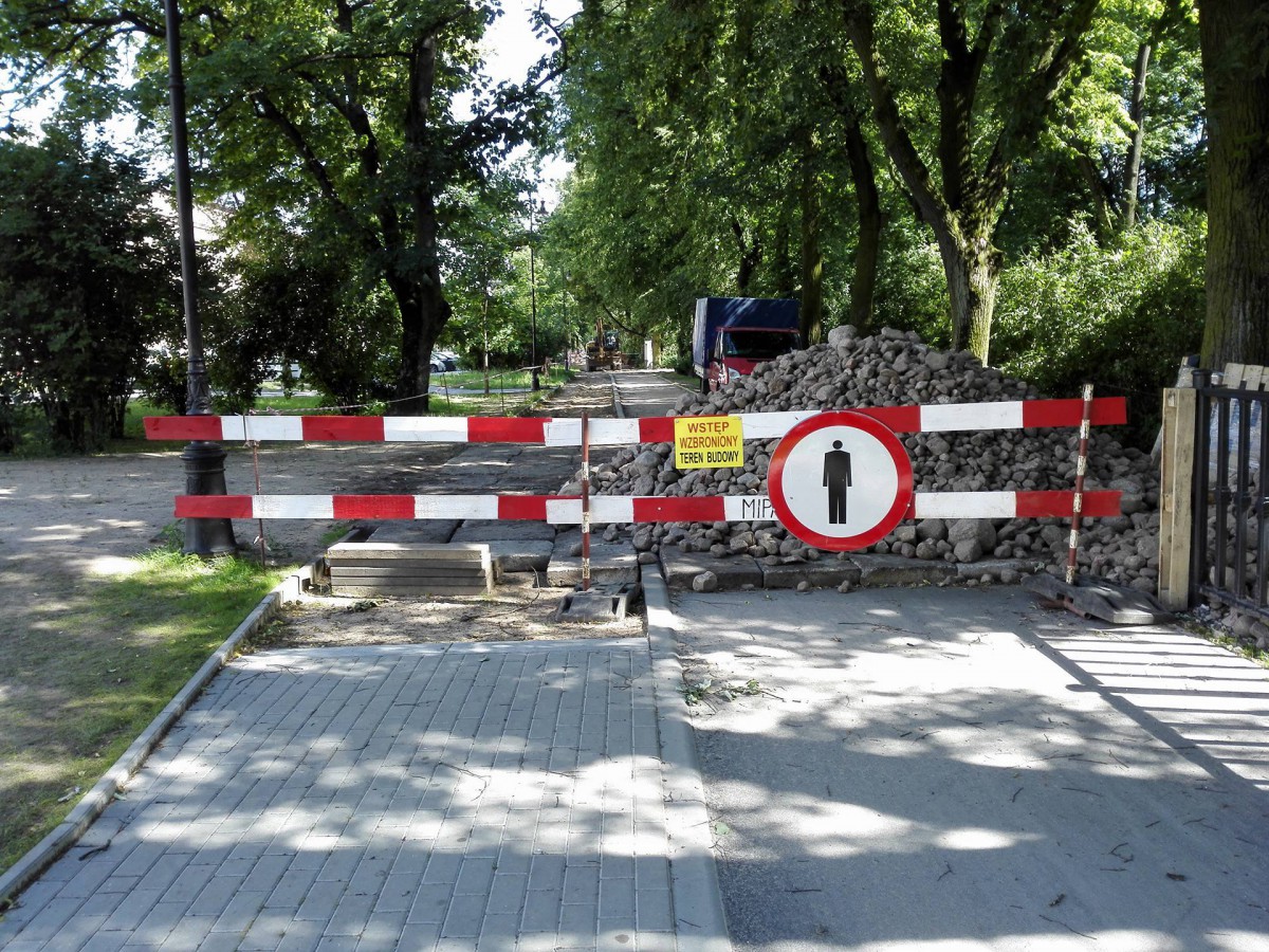 Ścieżka wciąż w budowie