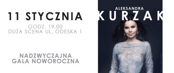 Aleksandra Kurzak na Gali Noworocznej