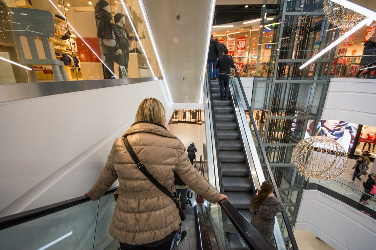 Druga strona galerii handlowych