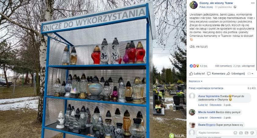 Drugie życie zniczy. Jest pomysł na ponowne ich wykorzystanie