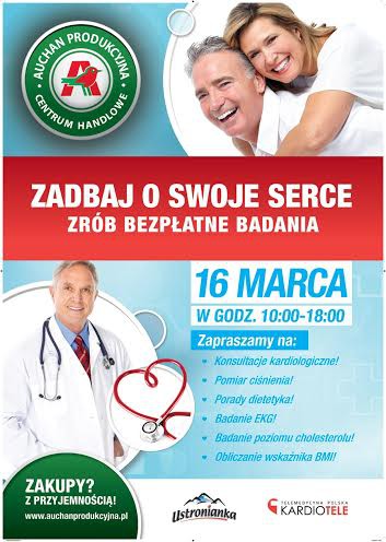 Zadbaj o zdrowie i skorzystaj z bezpłatnych badań EKG
