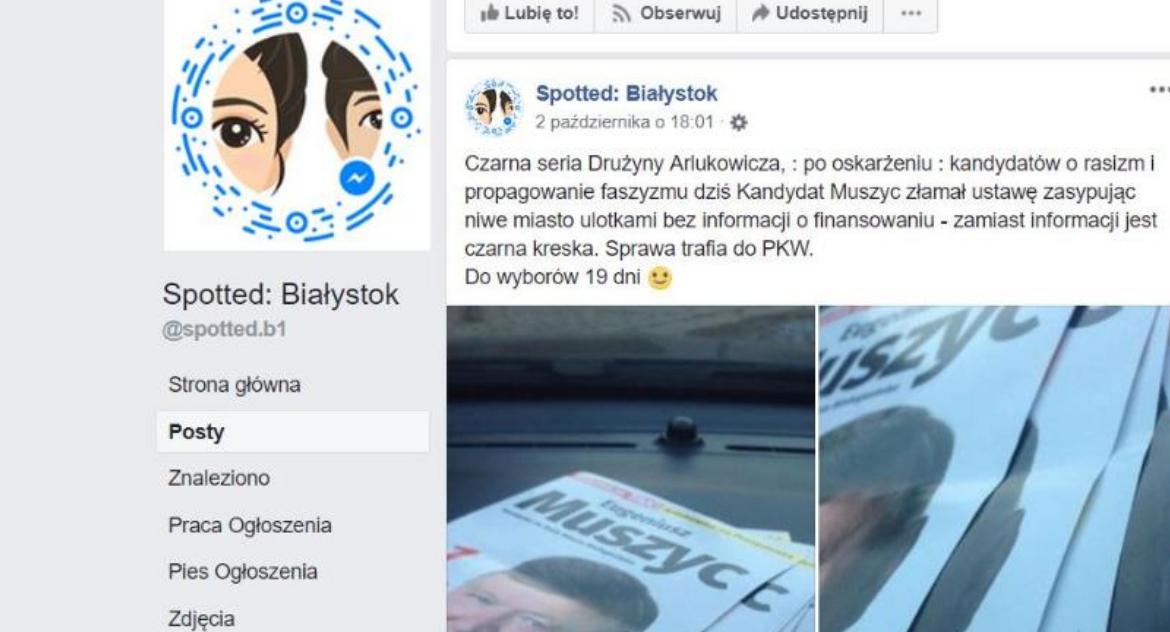 Panie prezydencie, chce pan rozmawiać o hejcie? Może zacznijmy od spotted Białystok?
