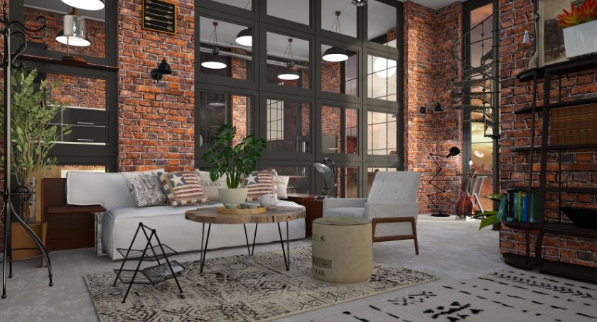 Mieszkanie nie musi być nudne. Można je urządzić na przykład w stylu loft