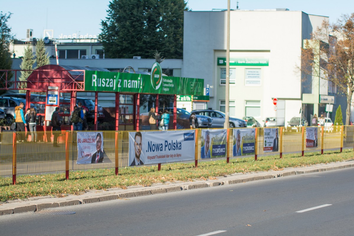 Banery z kampanii wyborczej nie muszą trafić na wysypiska śmieci
