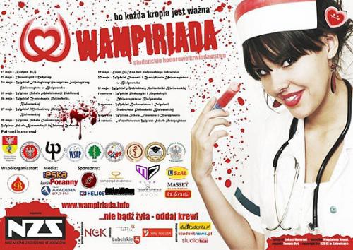 Akadera poleca: Trwa Wampiriada, studenci dzielą się krwią