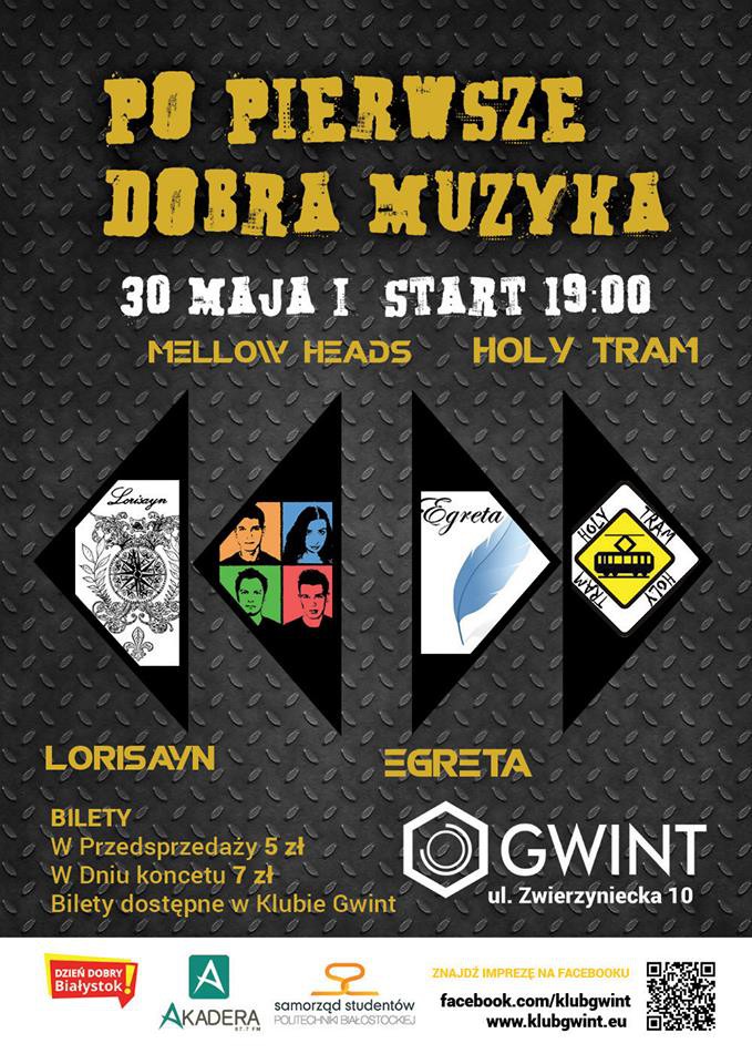 Dobrą muzykę zagrają w Gwincie