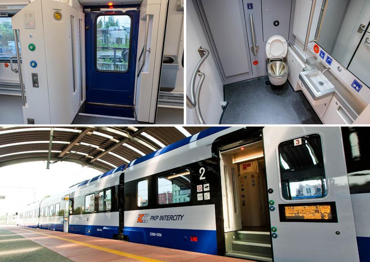 Nowe pociągi PKP Intercity przyjazne niepełnosprawnym