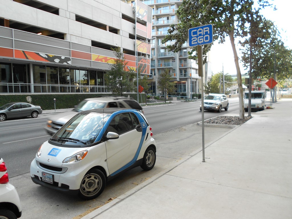 U nas BiKeR - w Londynie Car2go