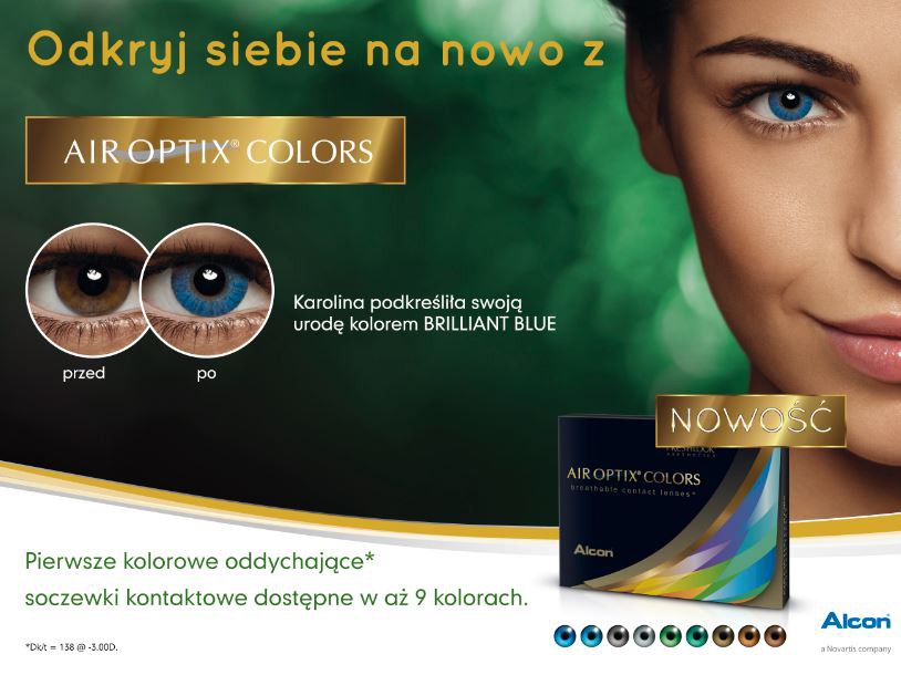 Soczewki kontaktowe AIR OPTIX® COLORS
