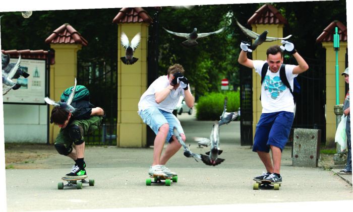 Longboard po białostocku