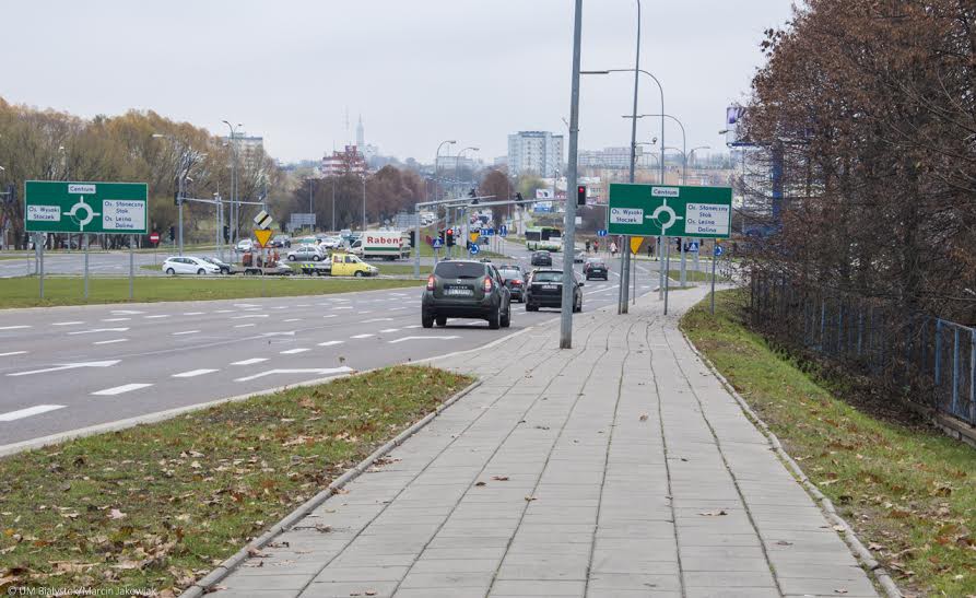 Nowa ścieżka rowerowa wzdłuż Al. Jana Pawła II