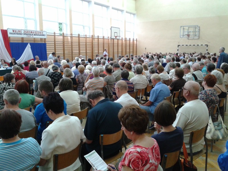 Emocje na walnym zebraniu w BSM