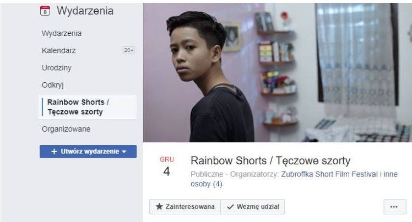 Szorty „tęczowe” na Żubroffce