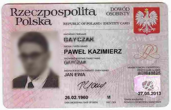 Dowodów osobistych nie daje się w zastaw