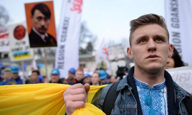 Agresywna polityka W. Putina wobec Ukrainy poprawia jego krajowe notowania!