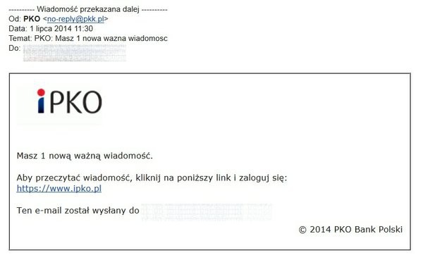 Klienci PKO BP na celowniku oszustów