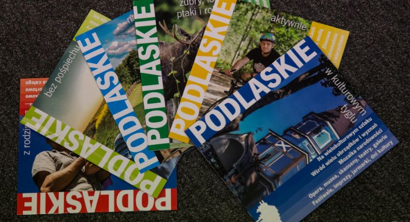 Foldery turystyczne województwa podlaskiego mają się dobrze. Niedawno zostały wyróżnione