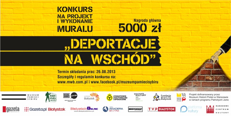 Mural ku pamięci deportowanych