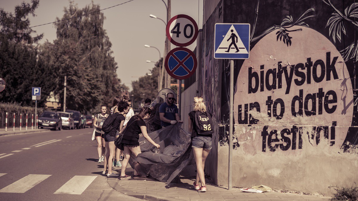 Wolontariat na Up To Date Festival. Powstał nowy mural w Białymstoku