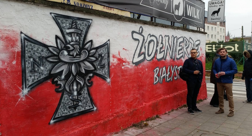Żołnierze Wyklęci na nowym białostockim muralu
