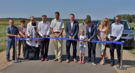 Od kilku dni kierowcy mogą już jeździć wyremontowaną drogą przez Nowe Krzewo