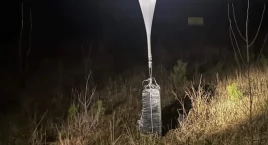 Kolejny balon meteorologiczny z przemycanymi papierosami został znaleziony we wsi Dąbrówki pod Białymstokiem